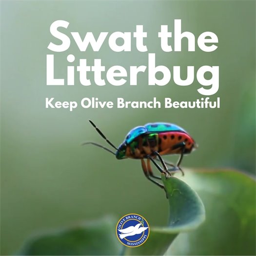 Help us swat the litterbug. Community Clean Up Day is April 19