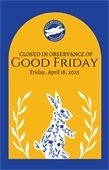 City Hall and other buildings will be closed in observance of Good Friday 04/18/2025