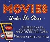 Movies under the Stars starts October 3rd 