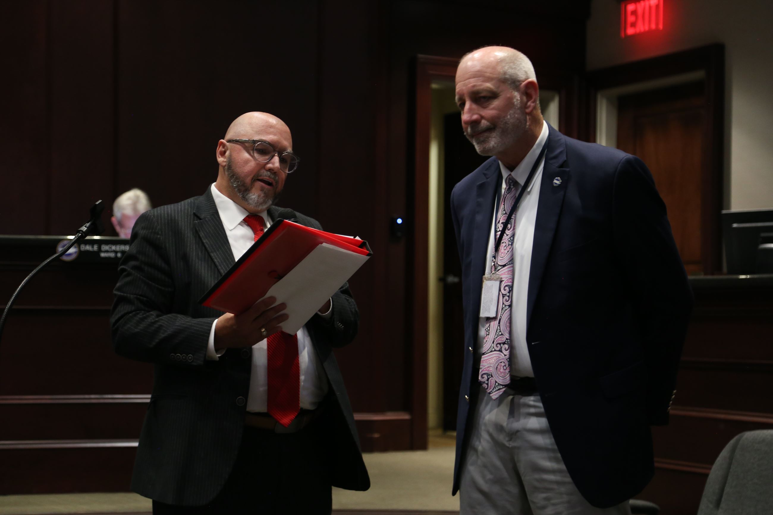 Mayor Adams presents Todd Ondra the June Mayor’s Award